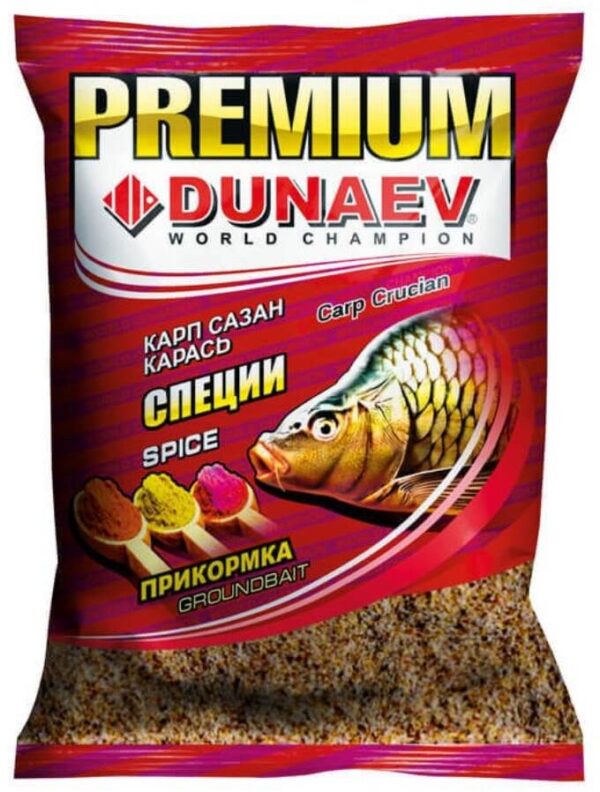 Летняя прикормка «DUNAEV-PREMIUM» Карп-Сазан Специи