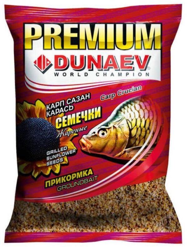 Letnyaya prikormka DUNAEV-PREMIUM Karp-Sazan Zharenaya semechka