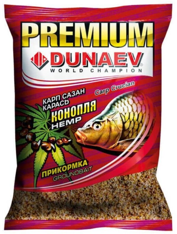 Letnyaya prikormka DUNAEV-PREMIUM Carp-Sazan Konoplya