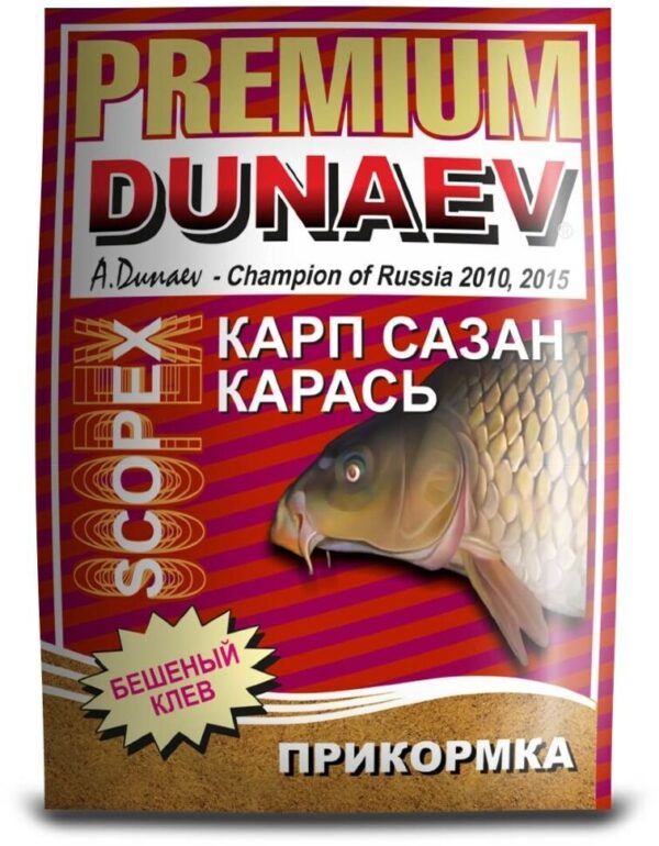 Летняя прикормка «DUNAEV-PREMIUM» Карп-Сазан Скопекс